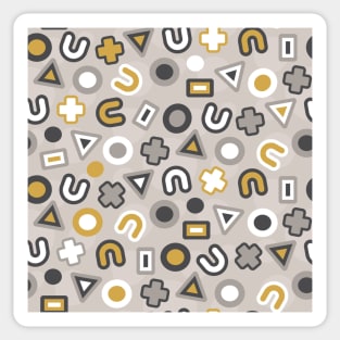 Abstract geometric pattern Sticker